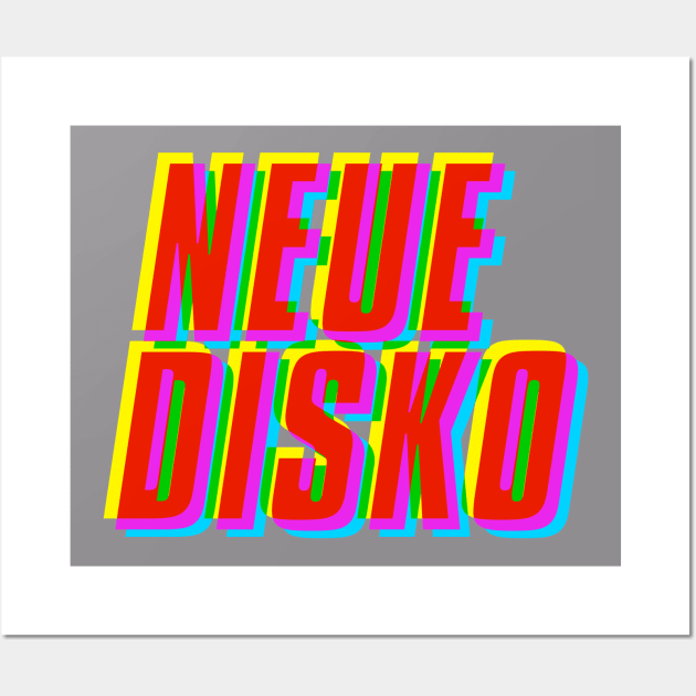 NEUE DISKO Wall Art by KIMIDIGI